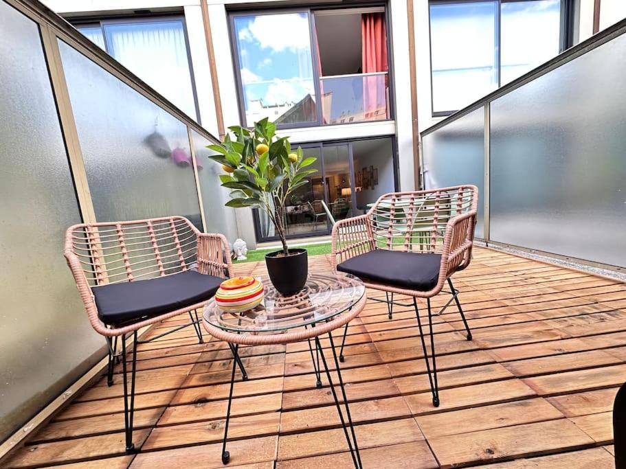 Drouet D'Erlon Duplex Spacieux, Terrasse Au Centre رانس المظهر الخارجي الصورة